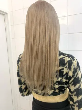 ロング カラー ヘアアレンジ 🧨ブリーチー×ボブ レイヤー💎じゅえるのヘアスタイル