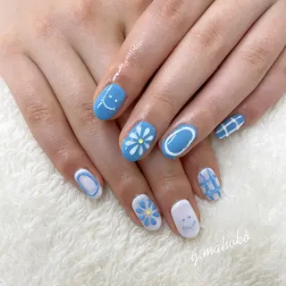 ネイル パラジェル有/ 長さだし/mahoのネイルデザイン