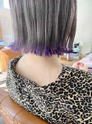 ミディアム カラー 初めてでも失敗しない 透明感カラー　Miiのヘアスタイル