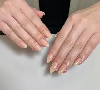 ネイル By moonネイル 🌷ワンホン/韓国風のネイルデザイン