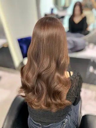 ロング カラー 韓国技術習得者🩰 narumi🤍のヘアスタイル
