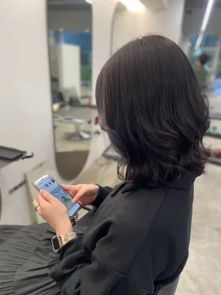 ミディアム 🤍ショートボブ 🤍NANAMI🤍のヘアスタイル