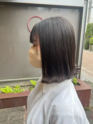 ショート ハイライト特化小澤 奈津美のヘアスタイル