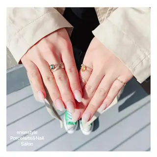 ミディアム ネイル 👑enen style👑のネイルデザイン