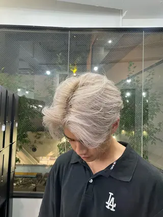 ショート カラー ili梅田 メンズ特化/shuのヘアスタイル