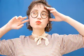 ショート 顔周りの垢抜けヘア 立山愛梨のヘアスタイル