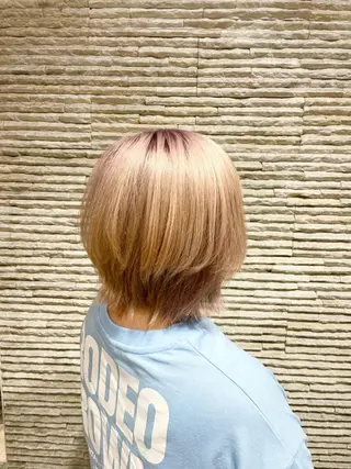 ショート カラー 嶋田 ゆきのヘアスタイル