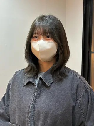 セミロング 柴田真衣 /ナチュラル/半個室のヘアスタイル