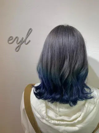 ミディアム カラー 💎赤み消しカラー 特化型デザイナー💎のヘアスタイル