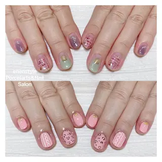 ショート ネイル 👑enen style👑のネイルデザイン