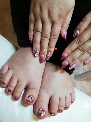 ネイル nail salon macaron のネイルデザイン