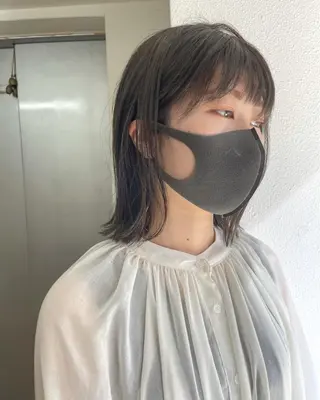 ミディアム 早瀬裕之 パーマのヘアスタイル