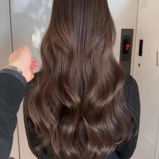 セミロング 新宿美容室/縮毛矯正 髪質改善/有馬桃子のヘアスタイル