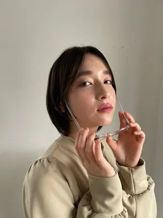 ショート カラー パーマ CEINE OURのヘアスタイル