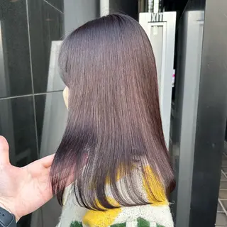 ロング カラー 山内 直英のヘアスタイル