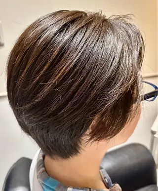 ショート メンズ 石村  カットモデル 丁寧なカットブロー✨のヘアスタイル