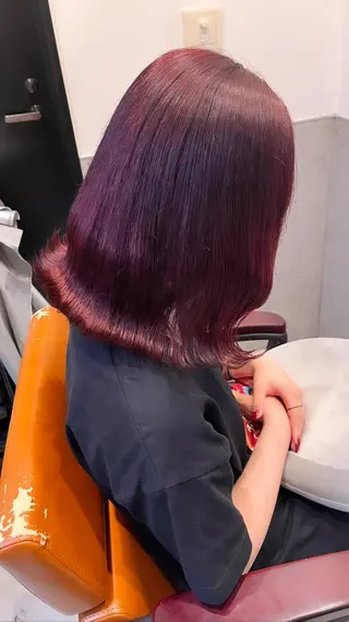 セミロング カラー 大人girly🛋️ 🤍yukakoのヘアスタイル