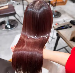 セミロング カラー 艶カラー🫧 猿渡 響のヘアスタイル
