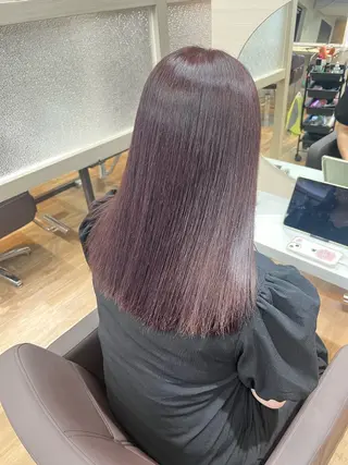 セミロング カラー AIRI/難波/ ハイトーン/髪質改善のヘアスタイル
