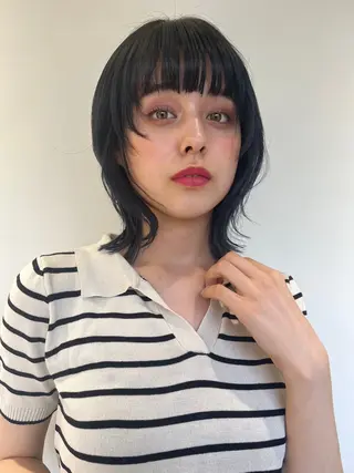 ショート カラー パーマ 似合わせ✨透明感🫧 佐藤優斗のヘアスタイル