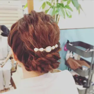 ショート ミディアム セミロング ロング ヘアアレンジ 早朝✨ヘアセット 着付け/清水玲歌のヘアスタイル