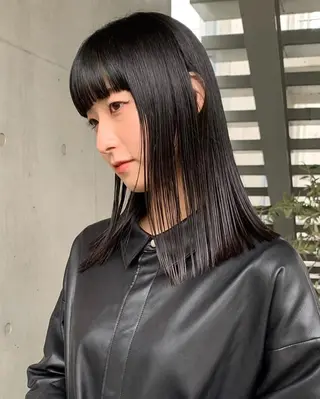 ミディアム SCENE 髪質改善 シーンのヘアスタイル