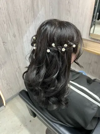 セミロング lafit kaede/韓国ヘアのヘアスタイル