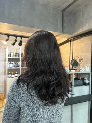 ロング パーマ Riho 🥣🤍のヘアスタイル