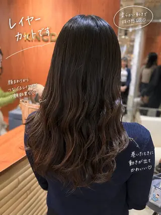 ロング kingdom青山店 小宮愛理のヘアスタイル