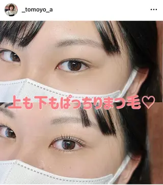 マツエク・マツパ 阿部 知世のマツエク・マツパデザイン