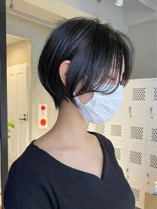 ショート カラー 髙橋碧 透明感カラー / fifthパーマのヘアスタイル