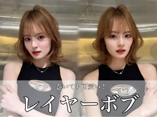 ミディアム ハルナ / 韓国ヘア♪のヘアスタイル