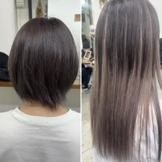 ダブルスキルエクステ /羽エクステ白石宇由のヘアスタイル