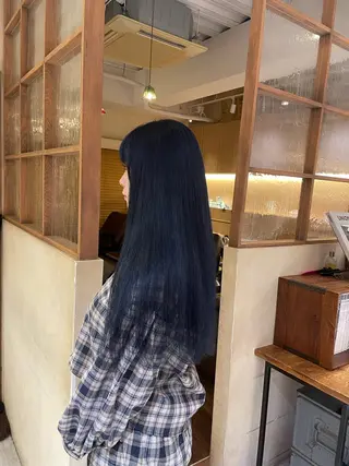 ロング カラー 村田 旭のヘアスタイル