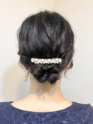 ヘアアレンジ 🤍ヘアセット.ヘア アレンジ湯山詩織🤍のヘアスタイル
