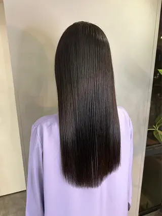 ロング カラー 心斎橋韓国ボブ 好原良真のヘアスタイル