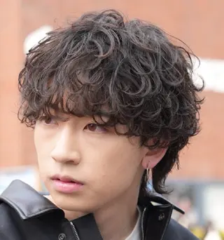 パーマ メンズ 仙台フェザーパーマ/ fifth/遠藤楓雅のヘアスタイル