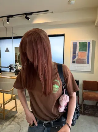 ロング カラー mizu🐾 hair braceのヘアスタイル