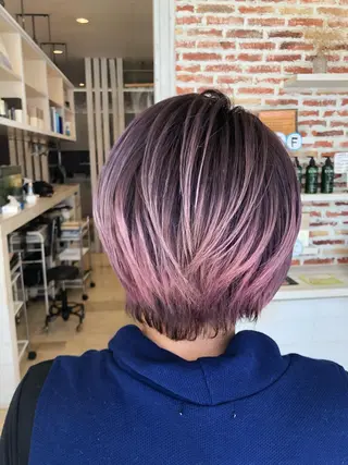 ショート カラー 東恩納 誠のヘアスタイル