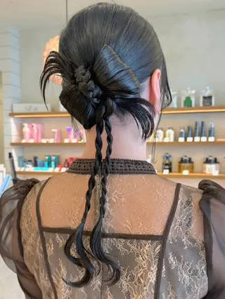 ロング ヘアアレンジ ＭＩＹＵ/透明感 渋谷/ベージュカラーのヘアスタイル