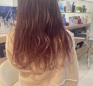 ロング カラー 滝本 里実のヘアスタイル