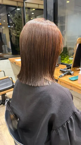ミディアム 【豊橋】似合せカット SHEEFTタイガのヘアスタイル