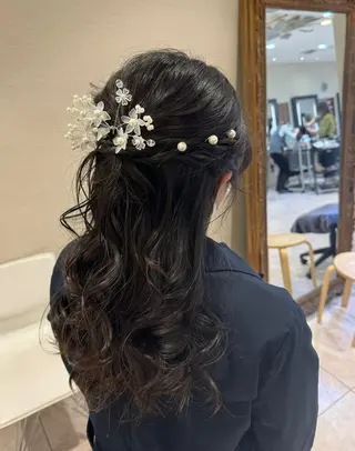 ロング ヘアアレンジ さら艶レイヤーカット 🩶Suzuneのヘアスタイル