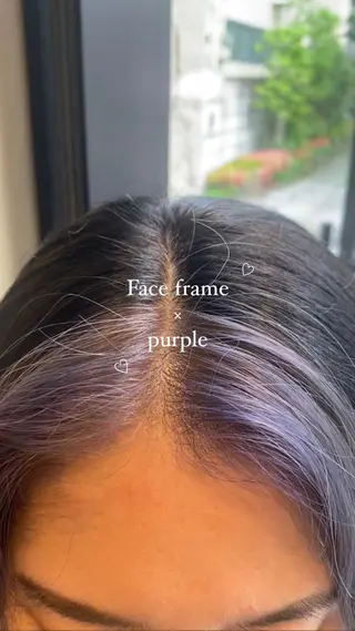 ミディアム カラー ヘアアレンジ 韓国ヘア┊︎レイヤー ┊︎haruka🌙のヘアスタイル