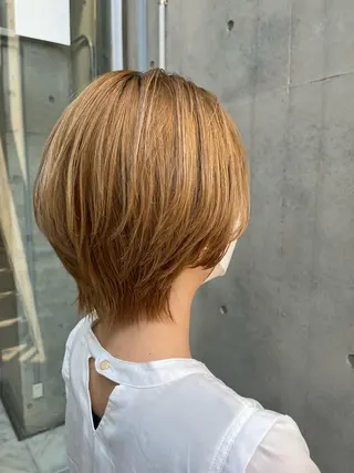ショート kaho.🌿 ショートヘア⭐️のヘアスタイル