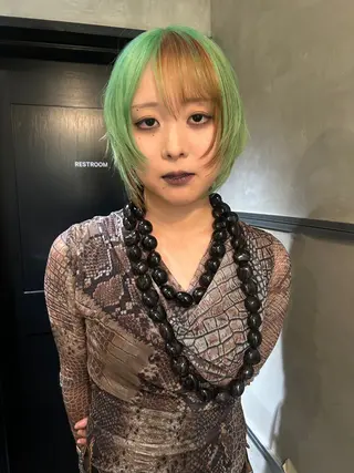 ショート カラー デザイン/アレンジ ❤︎イシイレイのヘアスタイル