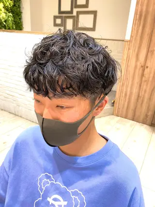カラー パーマ メンズ ゆるふわパーマ🌼 アレンジ🌼リョウカのヘアスタイル