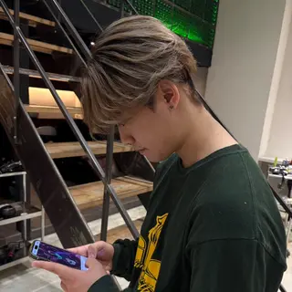 メンズ 名古屋/落ちる黒 黒染め落としのヘアスタイル