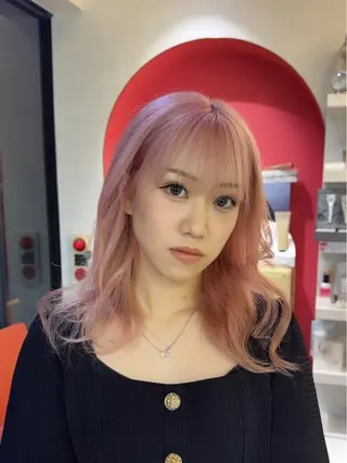 セミロング カラー Boxmico. / カカズ コトネのヘアスタイル