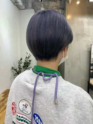 ショート カラー 🧸艶々韓国ヘア 🧁mizunaのヘアスタイル